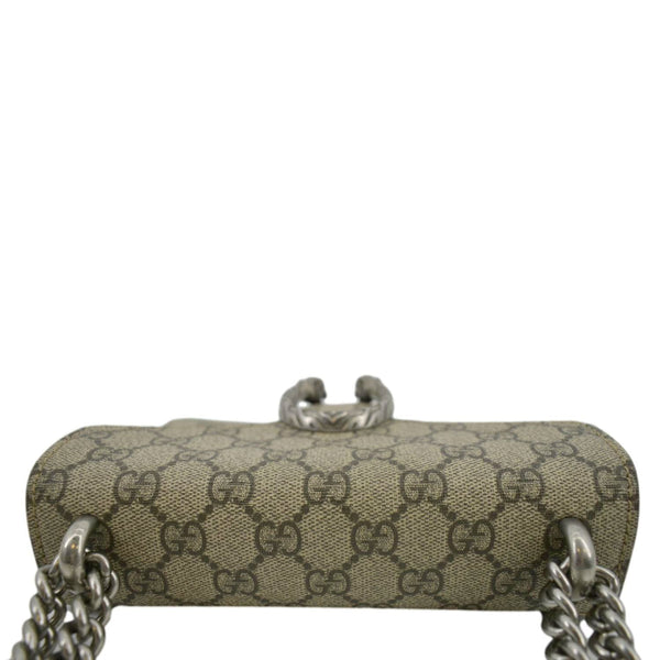 GUCCI Dionysus Mini GG Supreme Canvas Crossbody Bag Beige 421970