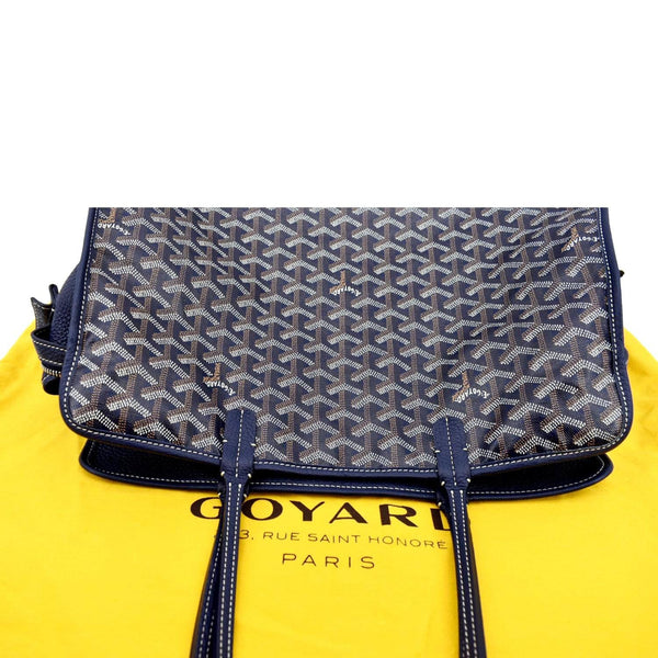GOYARD Hardy Chevron Print Canvas Tote Bag Multicolor