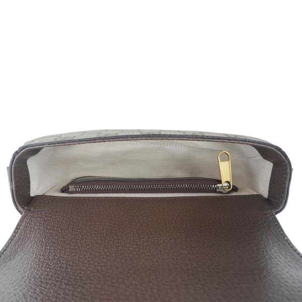 GUCCI Ophidia Super Mini GG Supreme Canvas Shoulder Bag Beige 795466