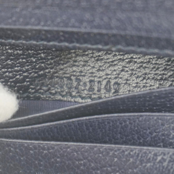 GUCCI Horsebit 1955 GG Supreme Canvas Card Case Wallet Beige 621887