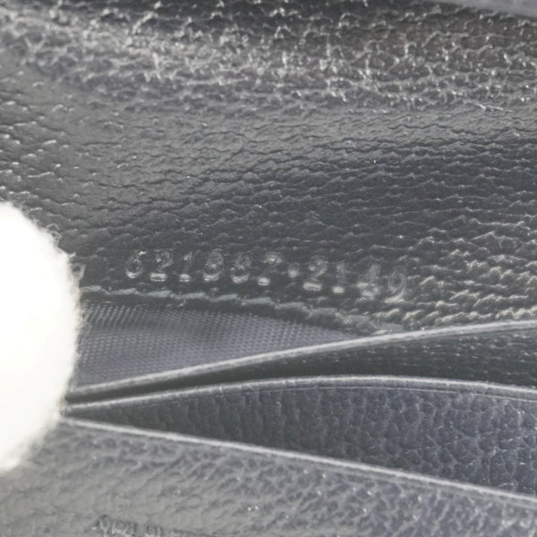 GUCCI Horsebit 1955 GG Supreme Canvas Card Case Wallet Beige 621887