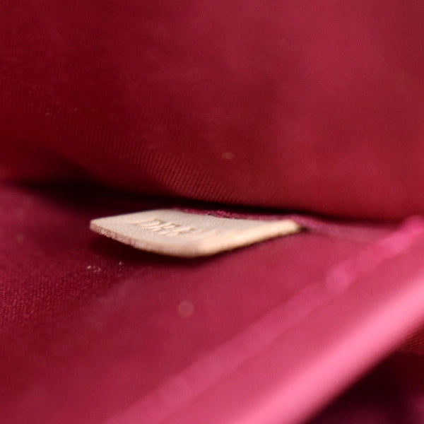 LOUIS VUITTON Pochette Accessoires Monogram Vernis Pouch Bag Red