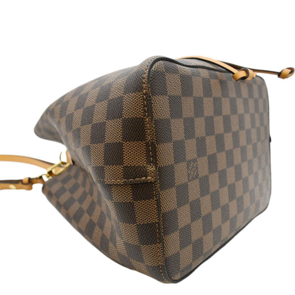 LOUIS VUITTON Neonoe Damier Ebene Shoulder Bag Safran Yellow