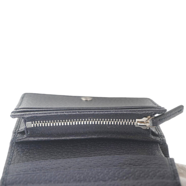 GUCCI Horsebit 1955 GG Supreme Canvas Card Case Wallet Beige 621887