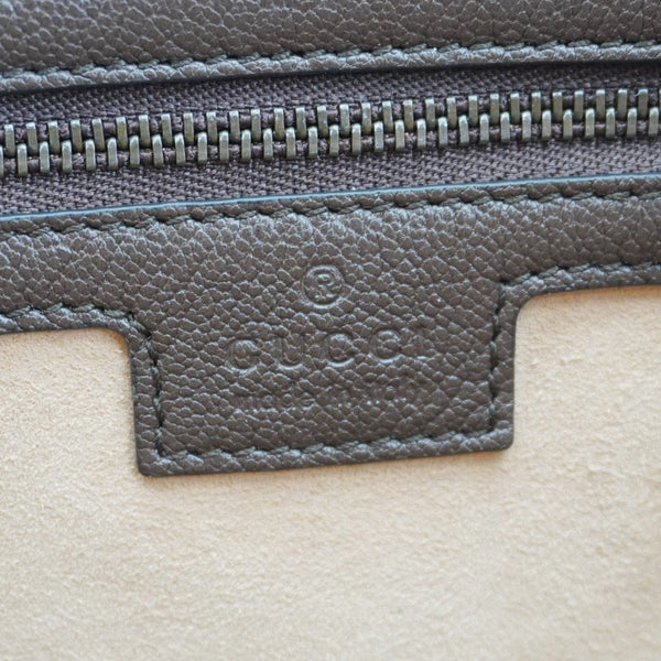 GUCCI Aphrodite Medium Leather Crossbody Bag Brown 755344