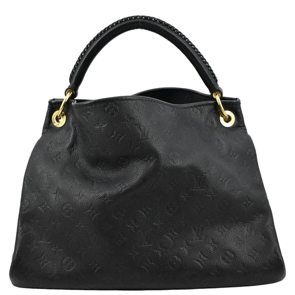 LOUIS VUITTON Artsy MM Empreinte Leather Hobo Bag Black