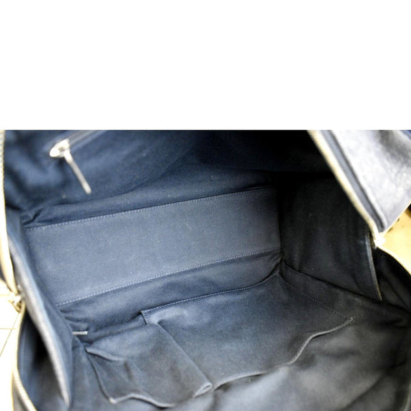 CHANEL Deauville Medium Bowling Denim Shoulder Bag Blue