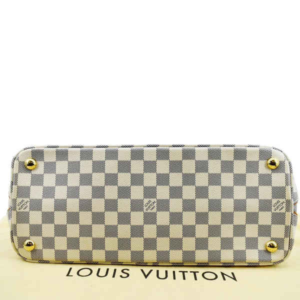 LOUIS VUITTON Calvi Damier Azur Shoulder Bag White