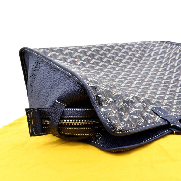 GOYARD Hardy Chevron Print Canvas Tote Bag Multicolor