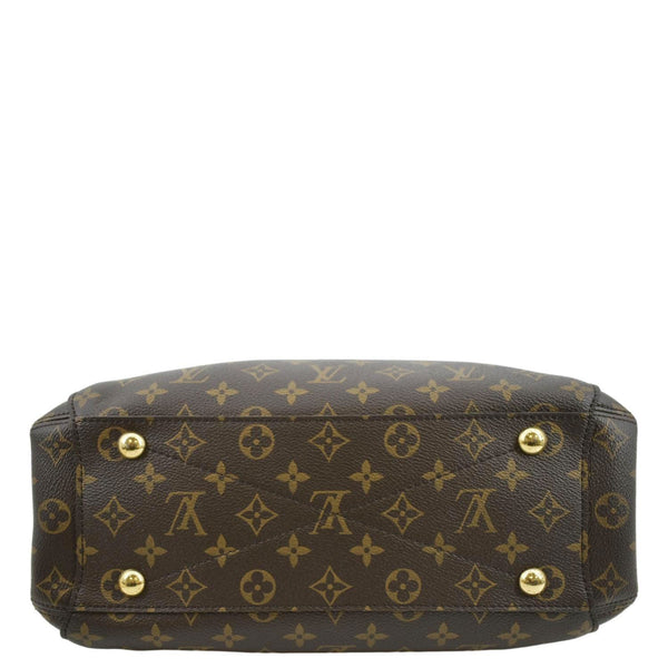 LOUIS VUITTON Montaigne MM Monogram Canvas Shoulder Bag Brown