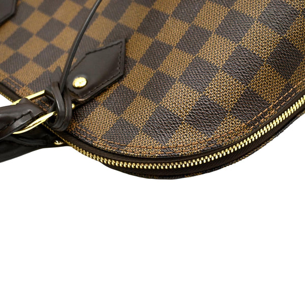 LOUIS VUITTON Alma PM Damier Ebene Satchel Bag Brown