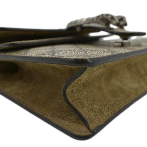 GUCCI Dionysus Mini GG Supreme Canvas Crossbody Bag Beige 421970