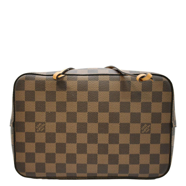 LOUIS VUITTON Neonoe Damier Ebene Shoulder Bag Safran Yellow