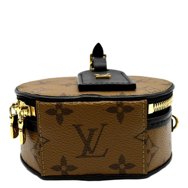 LOUIS VUITTON Boite Chapeau Mini Reverse Monogram Canvas Shoulder Bag Brown
