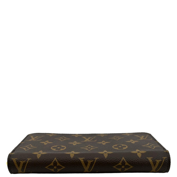 LOUIS VUITTON Monogram Canvas Zippy Wallet Brown