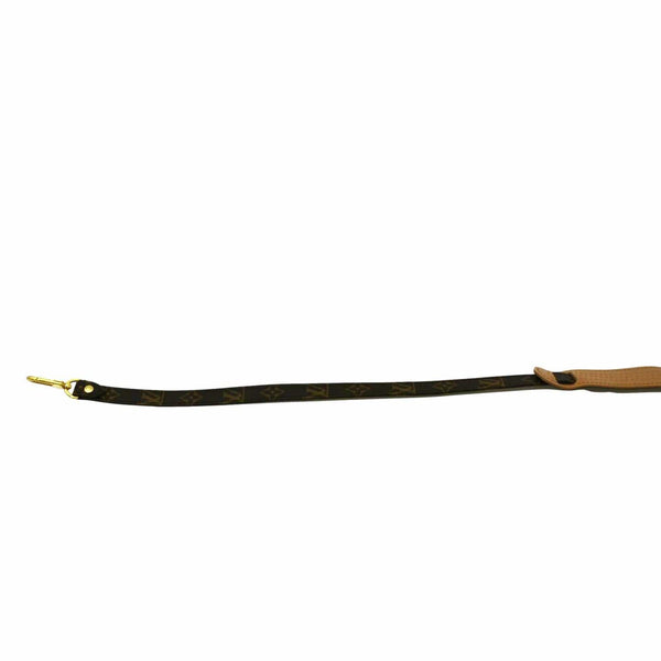 LOUIS VUITTON Monogram Canvas Shoulder Strap Brown
