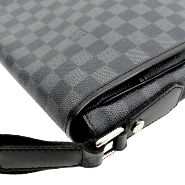 Louis Vuitton District MM Damier Graphite Messenger Bag - Top Left