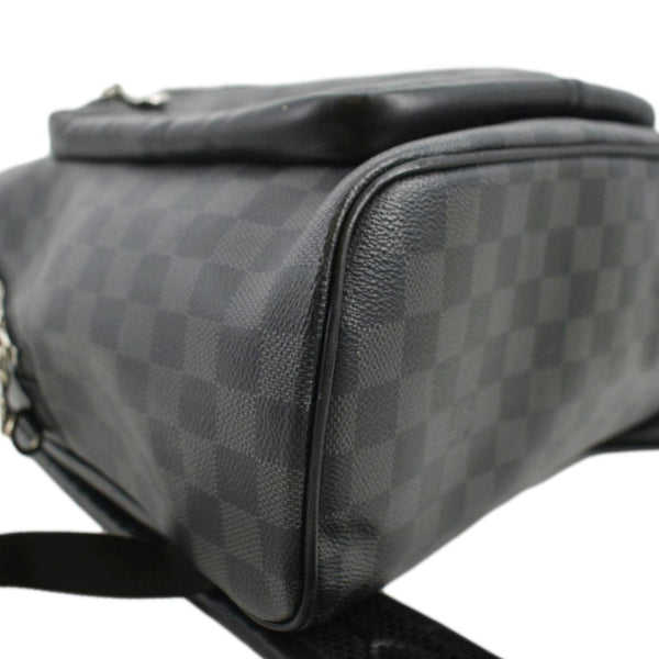LOUIS VUITTON Josh Damier Graphite Backpack Black