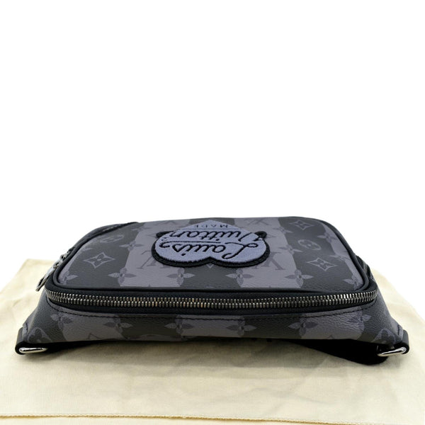 LOUIS VUITTON Modular Sling Monogram Eclipse Shoulder Bag Black