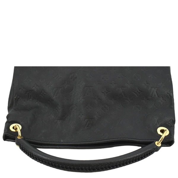 LOUIS VUITTON Artsy MM Empreinte Leather Hobo Bag Black