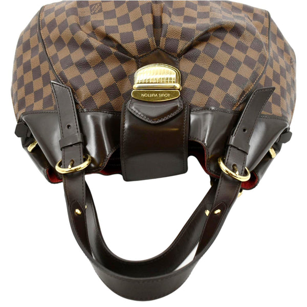 Louis Vuitton Sistina GM Damier Ebene Shoulder Bag - Top