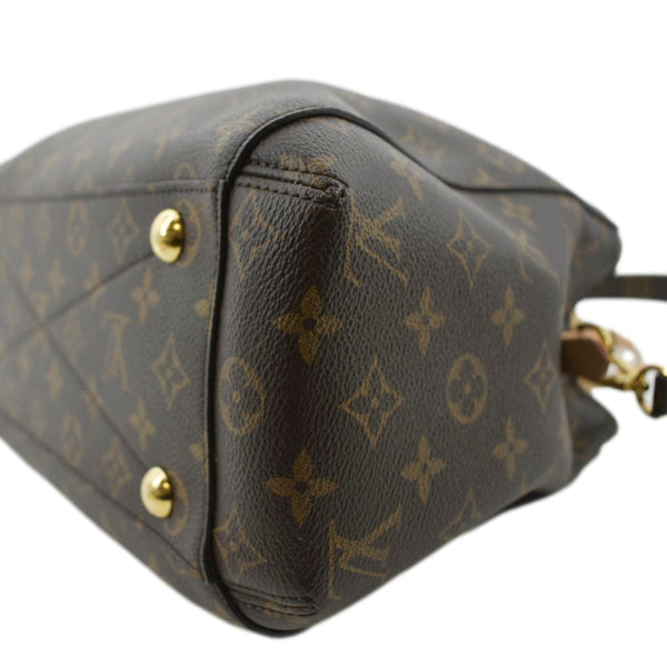 LOUIS VUITTON Montaigne MM Monogram Canvas Shoulder Bag Brown