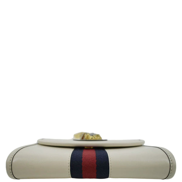 Gucci Rajah Mini Leather Shoulder Bag In White