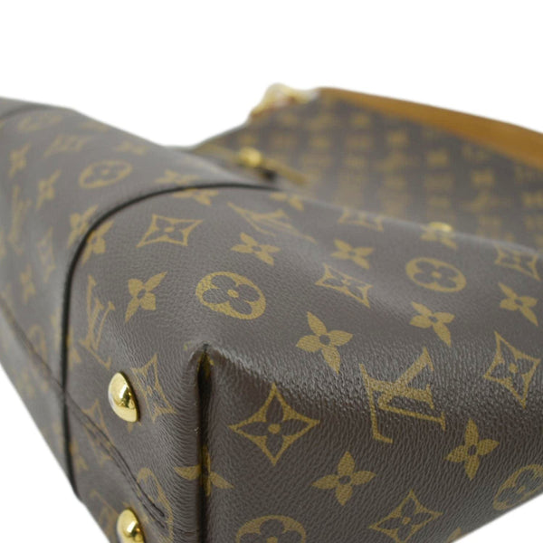 LOUIS VUITTON Melie Monogram Canvas Hobo Bag Brown