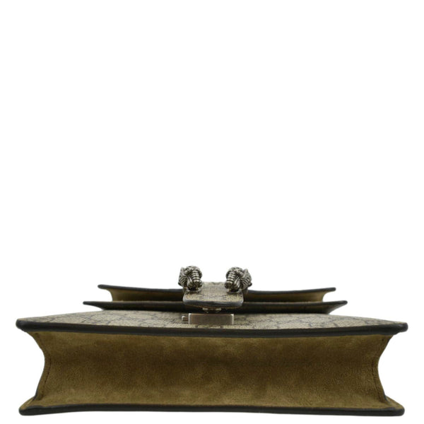 GUCCI Dionysus Mini GG Supreme Canvas Crossbody Bag Beige 421970