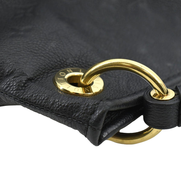 LOUIS VUITTON Artsy MM Empreinte Leather Hobo Bag Black