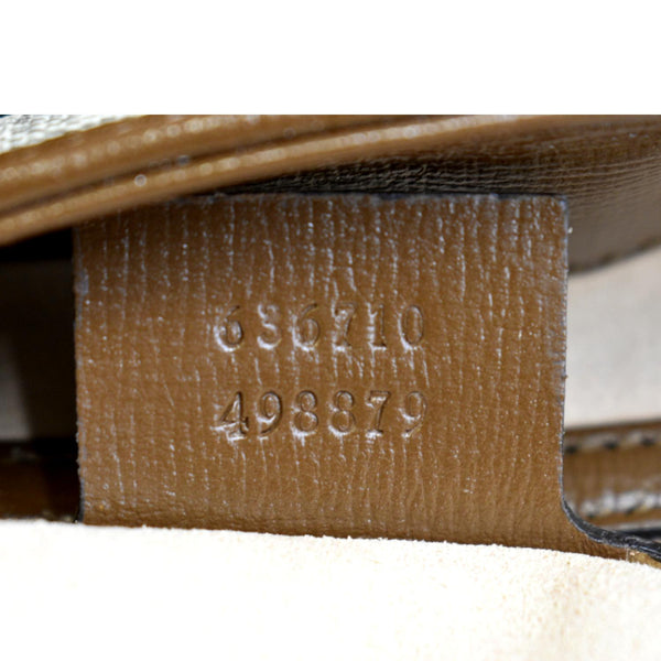 Gucci Jackie 1961 Medium GG Canvas Crossbody Bag in in Beige Color - Number