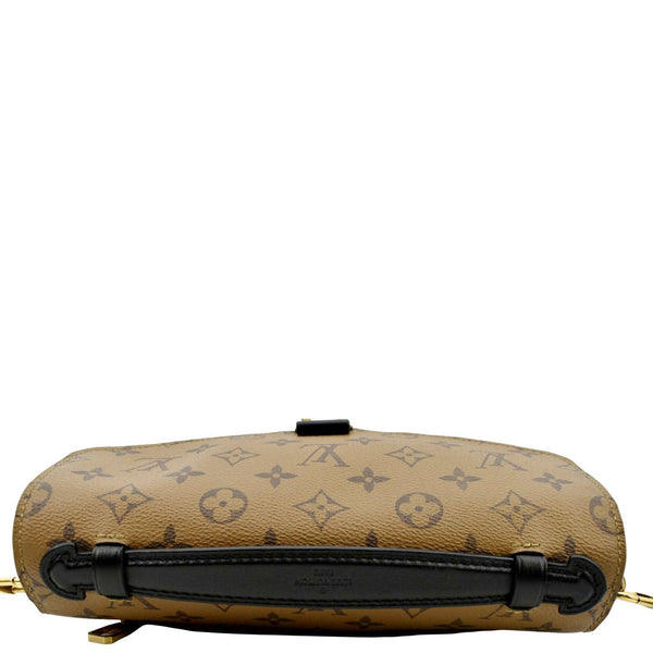 LOUIS VUITTON Metis Pochette Reverse Monogram Canvas Crossbody Bag Brown