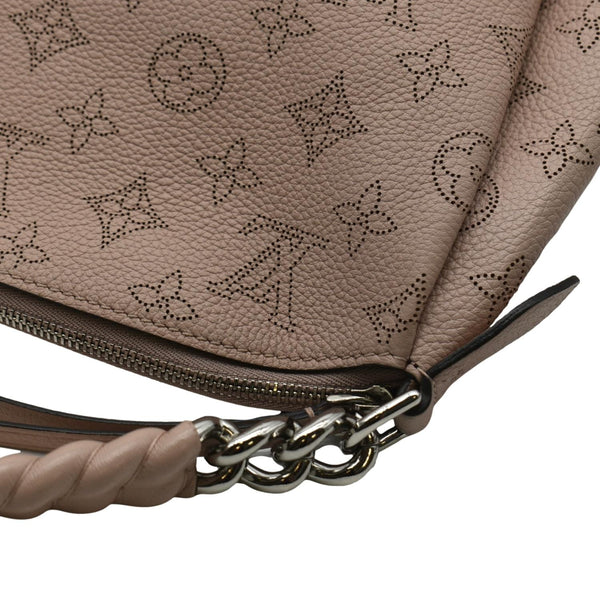 Louis Vuitton Babylone Mahina Leather Satchel Bag Pink - Top Right