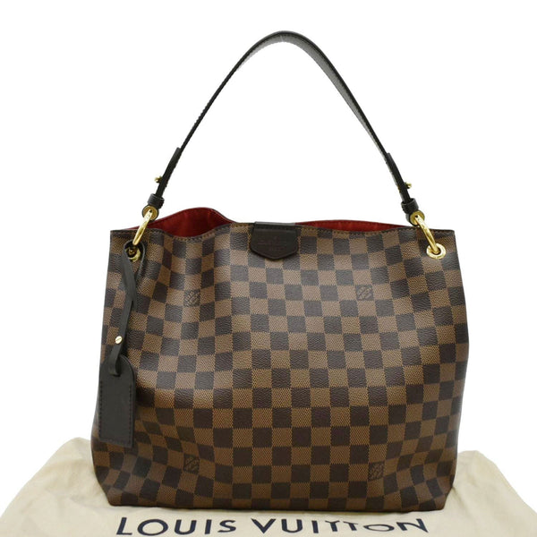 LOUIS VUITTON Graceful PM Damier Ebene Shoulder Bag Brown
