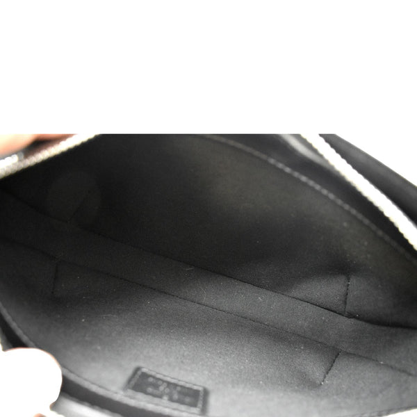 LOUIS VUITTON Pochette Accessoires Monogram Mat Fowler Pouch Bag Black