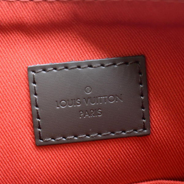 LOUIS VUITTON South Bank Besace Damier Ebene Crossbody Bag Brown
