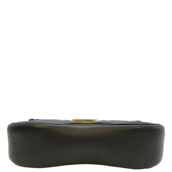 LOUIS VUITTON New Wave Chain MM Calfskin Leather Shoulder Bag Black