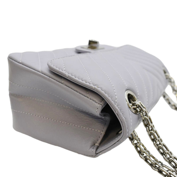 CHANEL Reissue Flap Aged Calfskin Shoulder Bag Light Purple