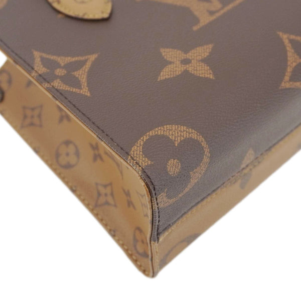 LOUIS VUITTON Onthego PM Giant Monogram Reverse Canvas Shoulder Bag Brown