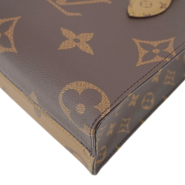 LOUIS VUITTON Onthego PM Giant Monogram Reverse Canvas Shoulder Bag Brown