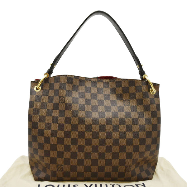 LOUIS VUITTON Graceful PM Damier Ebene Shoulder Bag Brown