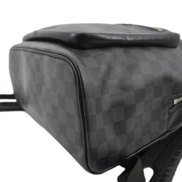LOUIS VUITTON Josh Damier Graphite Backpack Black