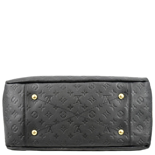 LOUIS VUITTON Artsy MM Empreinte Leather Hobo Bag Black