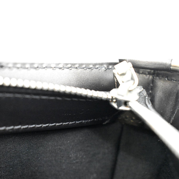 LOUIS VUITTON Pochette Accessoires Monogram Mat Fowler Pouch Bag Black