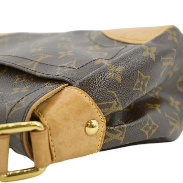 LOUIS VUITTON Beverly MM Monogram Canvas Satchel Bag Brown