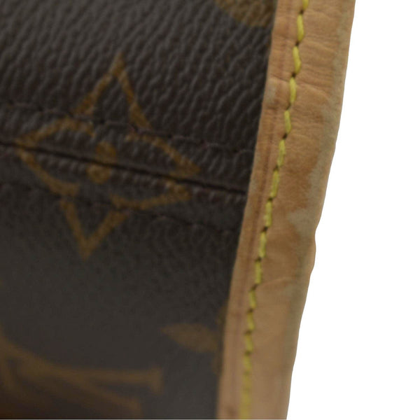 LOUIS VUITTON Neverfull MM Monogram Canvas Tote Bag Brown