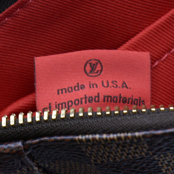 LOUIS VUITTON South Bank Besace Damier Ebene Crossbody Bag Brown