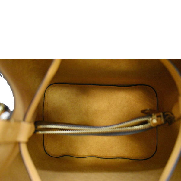 LOUIS VUITTON Neonoe Damier Ebene Shoulder Bag Safran Yellow