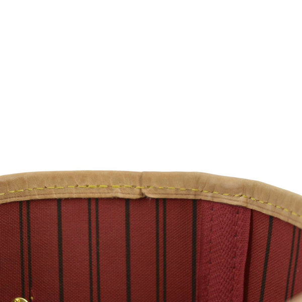 LOUIS VUITTON Neverfull MM Monogram Canvas Tote Bag Brown