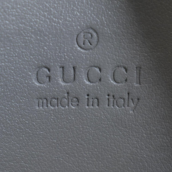 GUCCI GG Matelasse Small Leather Crossbody Bag Dusty Grey 702234